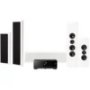 Yamaha RX-A2A & DLS Flatbox XXL 5.0 hemmabiopaket, vit