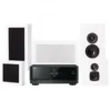 Yamaha RX-V4A & DLS Flatbox Midi 5.0 hemmabiopaket, vit