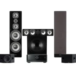 Yamaha RX-V6A & Dynavoice Challenger M-105 EX v.4 Facet 5.1 hemmabiopaket, svart