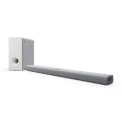 Yamaha True X Bar 50A soundbar med trådlös subwoofer & Dolby Atmos, ljusgrå