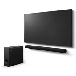 Yamaha True X Bar 50A soundbar med trådlös subwoofer & Dolby Atmos, svart